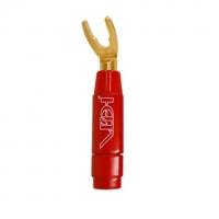 Van Den Hul BERRI Bus Connector with Spade 13,2 mm Red