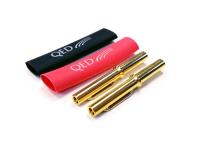 QED (QE1610) MINI AIRLOC Разъем "банан" 1 кр, 1 черн. термоусадка