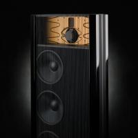 Steinway Lyngdorf Model B Passive Speaker left Ebony Black Lacquer