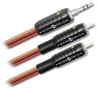 Wire World (ECN3.0M) Nano-Eclipse Mini Jack to 2 RCA 3.0m
