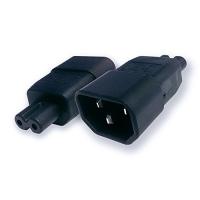Wire World (IECMFG8) IEC Adaptor-IEC320 to C7, переходник со станд. силового разъема на"восьмерку" в магазине adk/audio
